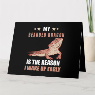 Der Grund dafür, dass der Drache Pet Reptile Lover Karte