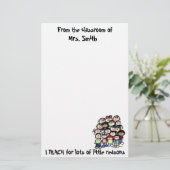 Der Grund des Lehrers stationär Briefpapier (Stehend Vorderseite)