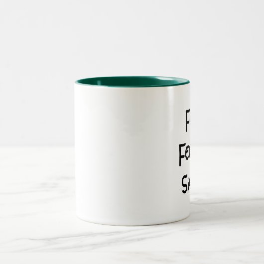 Der Grund Ferfecks Zweifarbige Tasse (Mittel)