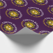 Der Grund für die Jahreszeit - Wrapping Paper Geschenkpapier (Ecke)