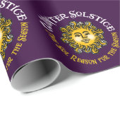 Der Grund für die Jahreszeit - Wrapping Paper Geschenkpapier (Rolleneckpunkt)