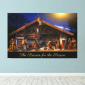 Der Grund für die Leinwand der Krippe der Jahresze (Insitu (Holzboden))