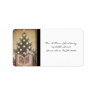 Der Grund für die Saison Adressaufkleber