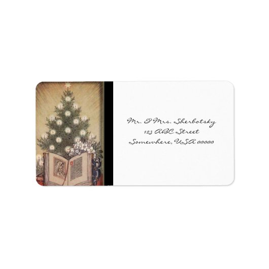 Der Grund für die Saison Adressaufkleber (Vorne)