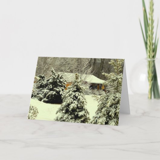 Der Grund für die Saison Feiertagskarte (Vorderseite)