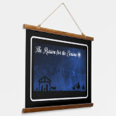 Der Grund für die Saison Wandteppich Mit Holzrahmen (Gewinkelt)