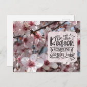 Der Grund sein Postkarte (Vorne/Hinten)