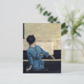 Der Grundgedanke | William Merritt Chase Postkarte (Stehend Vorderseite)