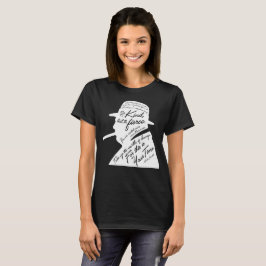 Der grundlegende dunkle T - Shirt Churchill Frauen