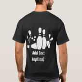 Der grundlegende dunkle T - Shirt der (Rückseite)