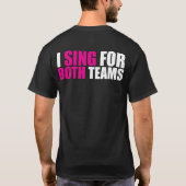 Der grundlegende dunkle T - Shirt der Bisectional (Rückseite)