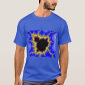 Der grundlegende dunkle T - Shirt der Mandelbrot (Vorderseite)