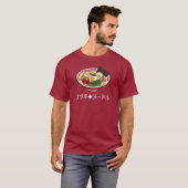 Der grundlegende dunkle T - Shirt der Männer (Vorne ganz)