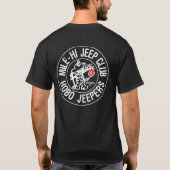 Der grundlegende dunkle T - Shirt Hobo Jeepers (Rückseite)