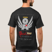 Der grundlegende dunkle T - Shirt RushCamp der (Rückseite)