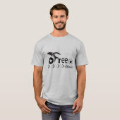 Der grundlegende T - Shirt der freier Geist-Männer (Vorne ganz)
