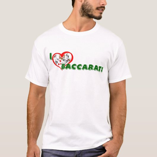 Der grundlegende T - Shirt des Baccarat-Liebhabers (Vorderseite)