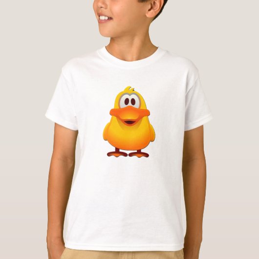 Der grundlegende T - Shirt w/logo der Enten-Jungen (Vorderseite)