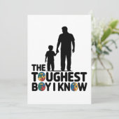 Der gründlichste Junge, den ich kenne, Autismus Va Einladung (Stehend Vorderseite)