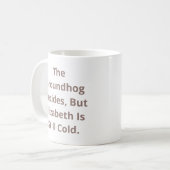 Der Grundpfeiler beschließt Personalizable Kaffeetasse (Vorderseite Links)