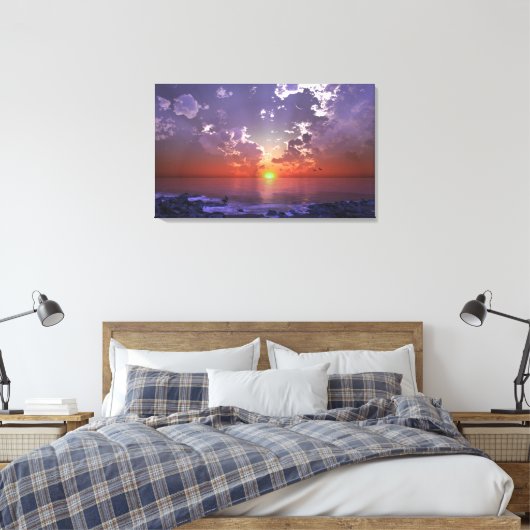 Der grüne Blitz Leinwanddruck (Insitu (Schlafzimmer))