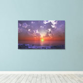 Der grüne Blitz Leinwanddruck (Insitu (Holzboden))