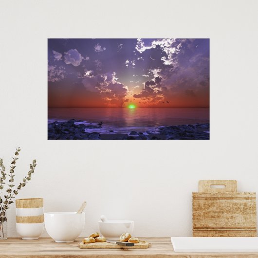 Der grüne Blitz Poster (Küche)