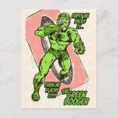 Der grüne Booger Postkarte (Vorderseite)