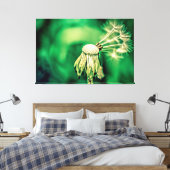 Der grüne Chef und die sonnige Blume Leinwanddruck (Insitu (Schlafzimmer))