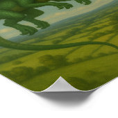 Der Grüne Drache im Flug - Der Zorn der Natur aus Poster (Ecke)