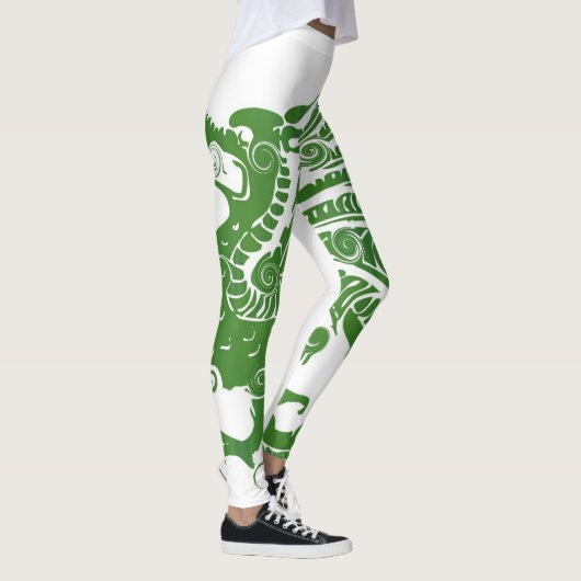 Der Grüne Drache Leggings (Rechts)