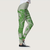 Der Grüne Drache Leggings (Rechts)