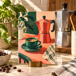 Der Grüne Espresso-Kunstprint Poster