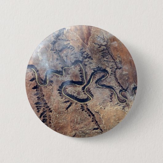 Der grüne Fluss mit seinen Nebenschluchten in Utah Button (Vorderseite)