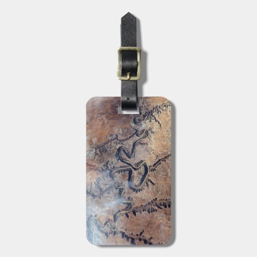 Der grüne Fluss mit seinen Nebenschluchten in Utah Gepäckanhänger (Vorderseite vertikal)