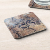 Der grüne Fluss mit seinen Nebenschluchten in Utah Getränkeuntersetzer (Linke Seite)