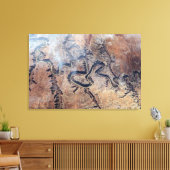 Der grüne Fluss mit seinen Nebenschluchten in Utah Leinwanddruck (Insitu (Wohnzimmer))