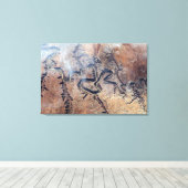 Der grüne Fluss mit seinen Nebenschluchten in Utah Leinwanddruck (Insitu (Holzboden))