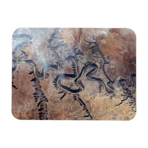 Der grüne Fluss mit seinen Nebenschluchten in Utah Magnet