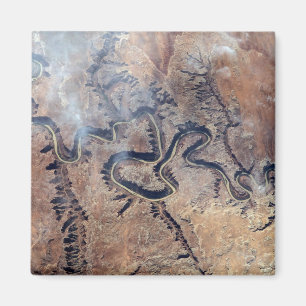 Der grüne Fluss mit seinen Nebenschluchten in Utah Magnet