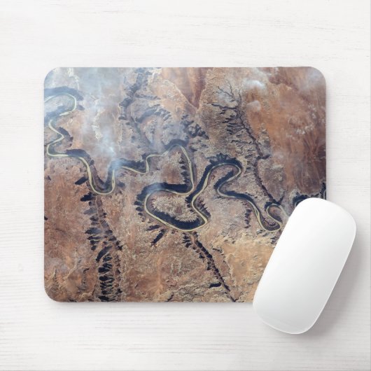 Der grüne Fluss mit seinen Nebenschluchten in Utah Mousepad (Mit Mouse)