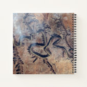 Der grüne Fluss mit seinen Nebenschluchten in Utah Notizblock (Rückseite)