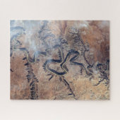 Der grüne Fluss mit seinen Nebenschluchten in Utah Puzzle (Horizontal)