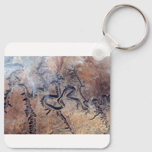 Der grüne Fluss mit seinen Nebenschluchten in Utah Schlüsselanhänger (Rückseite)