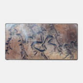 Der grüne Fluss mit seinen Nebenschluchten in Utah Schreibtischunterlage (Vorderseite)