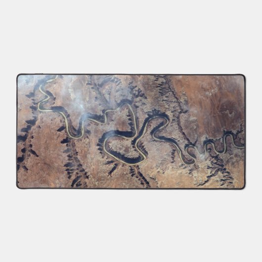 Der grüne Fluss mit seinen Nebenschluchten in Utah Schreibtischunterlage (Vorderseite)