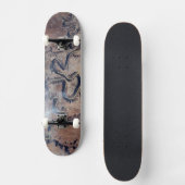 Der grüne Fluss mit seinen Nebenschluchten in Utah Skateboard (Vorderseite)