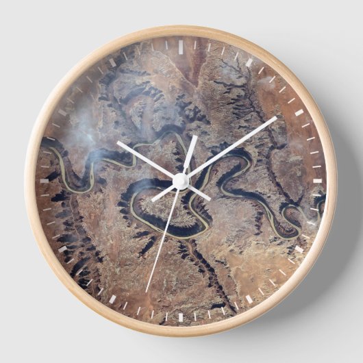 Der grüne Fluss mit seinen Nebenschluchten in Utah Uhr (Vorderseite)