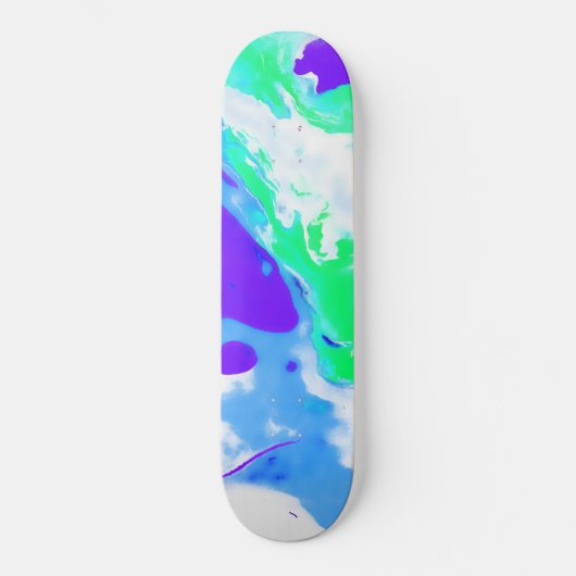 Der grüne gefärbte Marmor laufen aus Skateboard (Vorderseite)