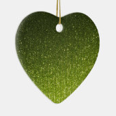 Der grüne Glamour Behalte Ihren Text beruhigen Keramik Ornament (Rechts)